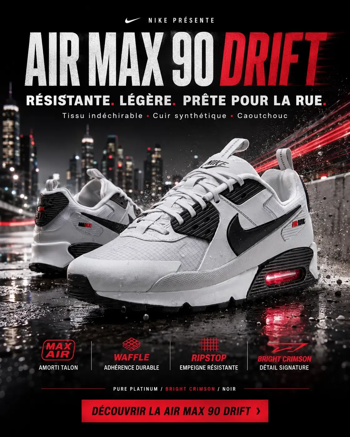 Nike Air Max 90 Drift, Affiche produit