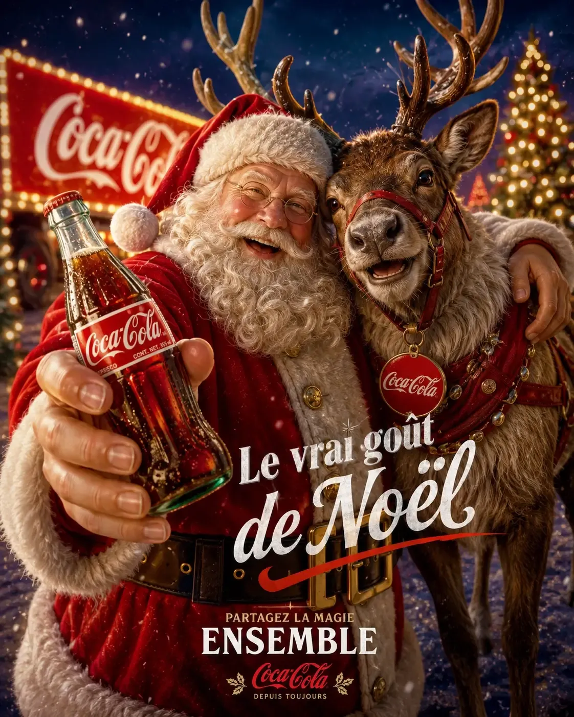 Coca-Cola Noël, Affiche produit