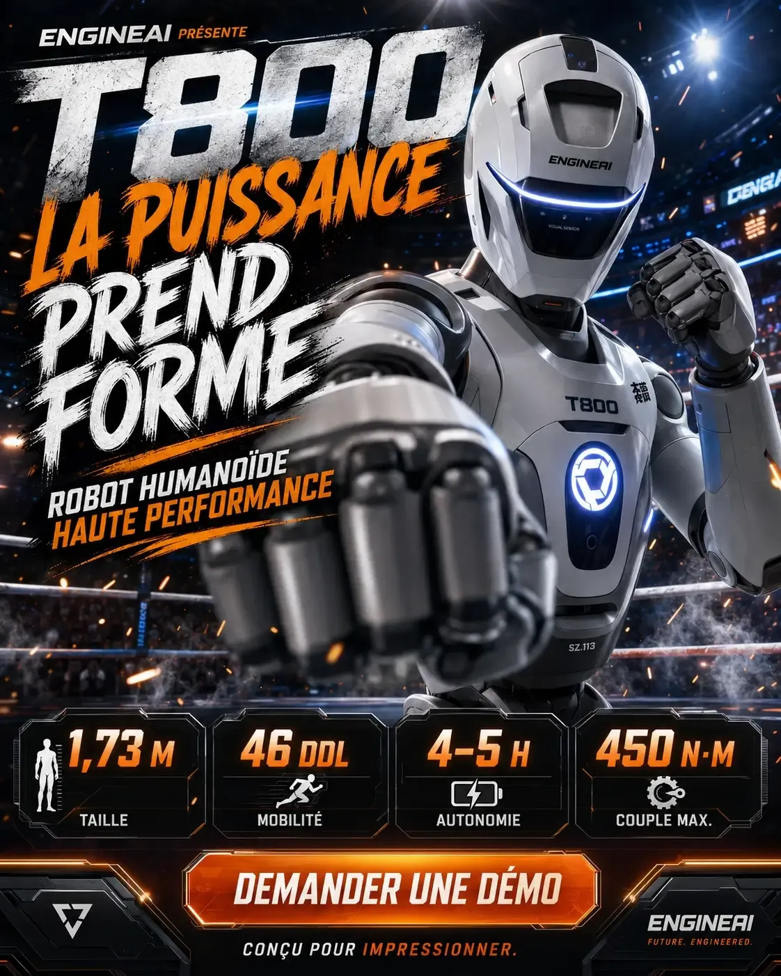 T800 Robot IA, Affiche produit